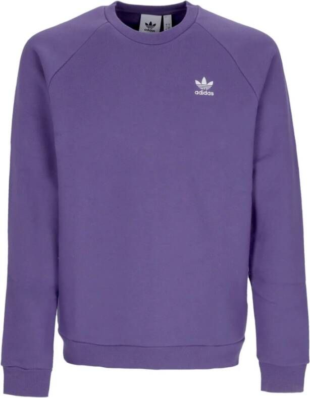 Adidas Essentiële Crewneck Sweatshirts Purple Heren
