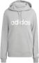 Adidas Grijze Hoodie Sweatshirt met Tijdloze Stijl en Comfort Grijs Dames - Thumbnail 1