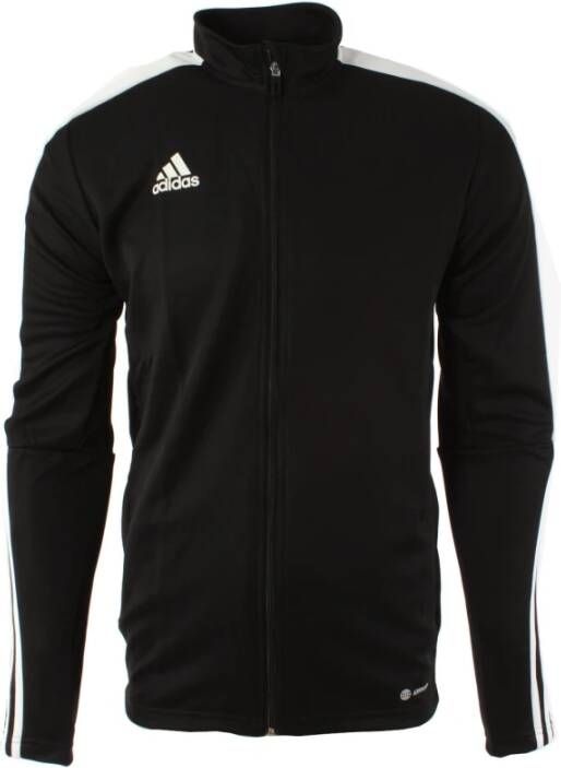 Adidas Heren Zip-Through Sweatshirt Zwart Heren