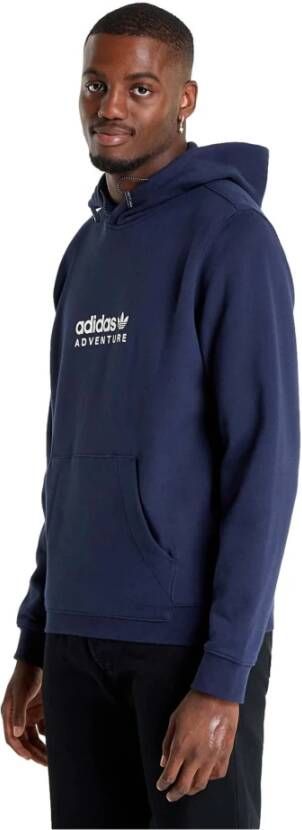 Adidas Originals Adenture Hoodie Blue Heren