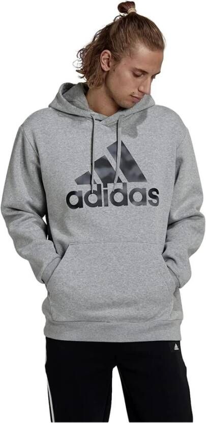 Adidas Heren Camo HD Sweatshirt Hl6927 Grijs Heren