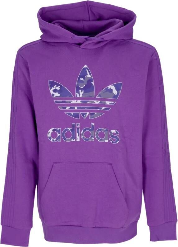 Adidas Infill Camo Graphics Hoodie voor heren Purple Heren
