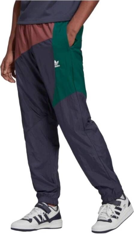 Adidas Colorblock Trackpant Schaduw Marineblauw Rood Groen Multicolor Heren - Foto 2