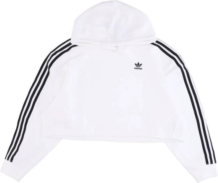 Adidas Korte hoodie voor dames White Dames