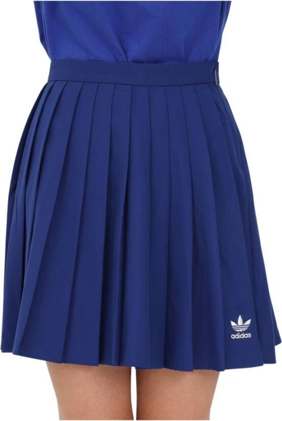 Adidas Korte rok met logo borduursel Blauw Dames