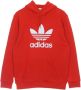 Adidas Lichtgewicht hoodie Trefoil Rood Heren - Thumbnail 1