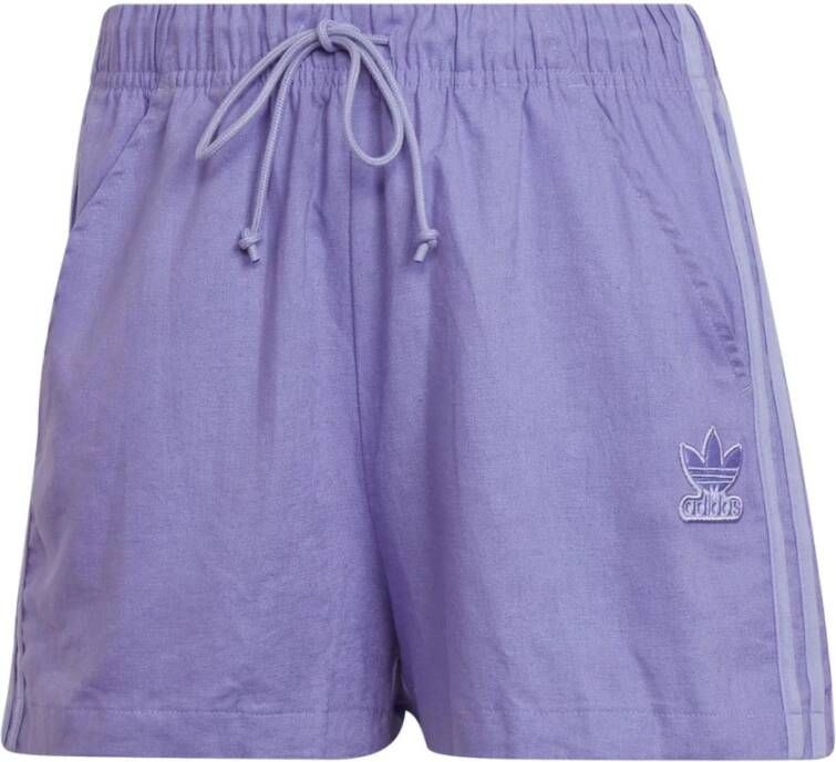 Adidas Linnen shorts Paars Dames