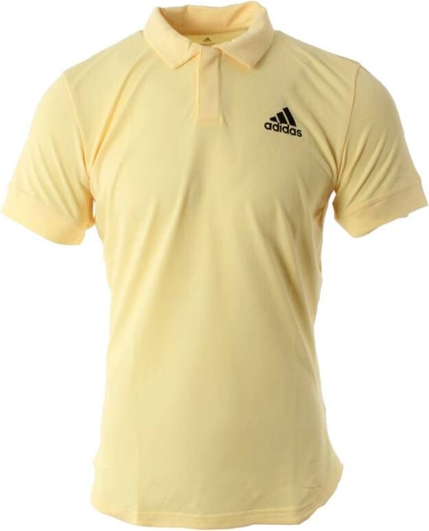 Adidas New York Polo Shirt Geel Heren