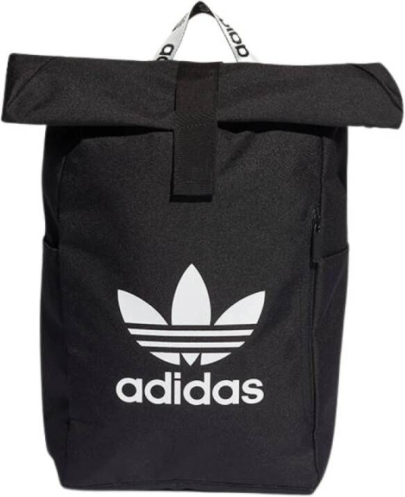 Adidas Originals Adicolor Classic Roll Top Backpack Zwart Unisex