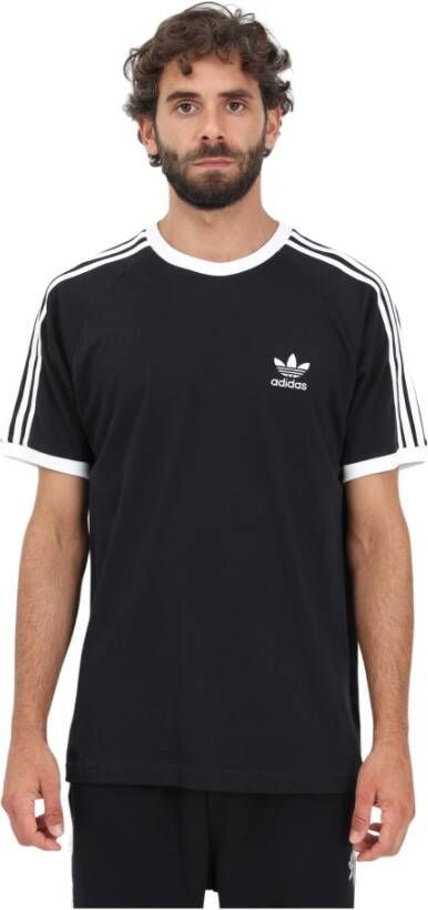 adidas Originals Adicolor Classics 3-Stripes T-shirt voor heren Zwart Heren