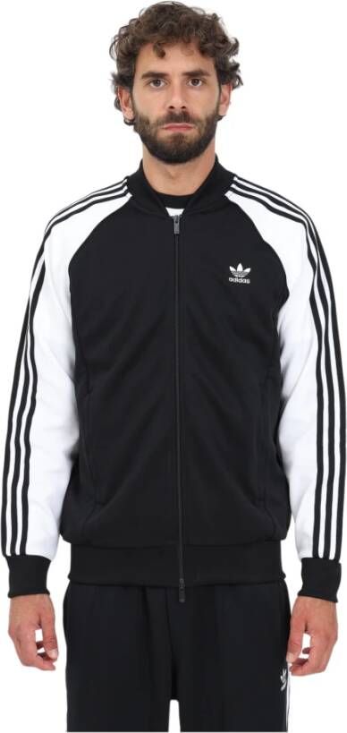 Adidas Originals Adicolor Classics SST Sweatshirt met Ritssluiting voor Heren Zwart Heren