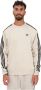 Adidas Originals Adicolor 3-stripes Crew Sweatshirt Sweaters Kleding wonder beige maat: M beschikbare maaten:S M L XS - Thumbnail 1