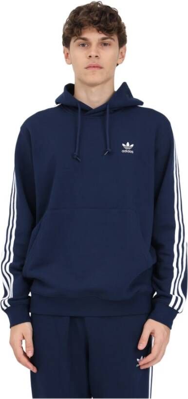 Adidas Originals Blauwe hoodie voor heren Blauw Heren