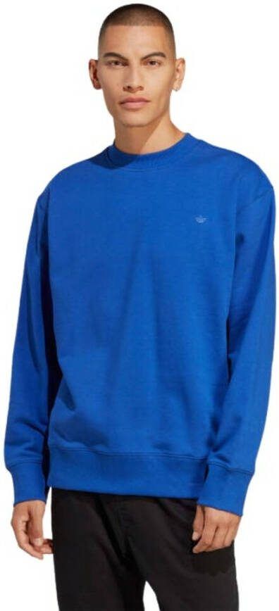 Adidas Iconische Crew Sweatshirt voor Mannen Blue Heren