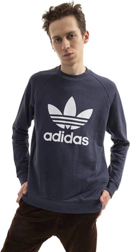 Adidas Originals Bluza Męska Adicolor Clics Trefoil Crewneck He9490 Blauw Heren