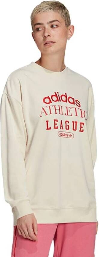 Adidas Originals Bluza Retro Luxury Crew Sweatshirt Trend Pack Hl0048 Beige Dames