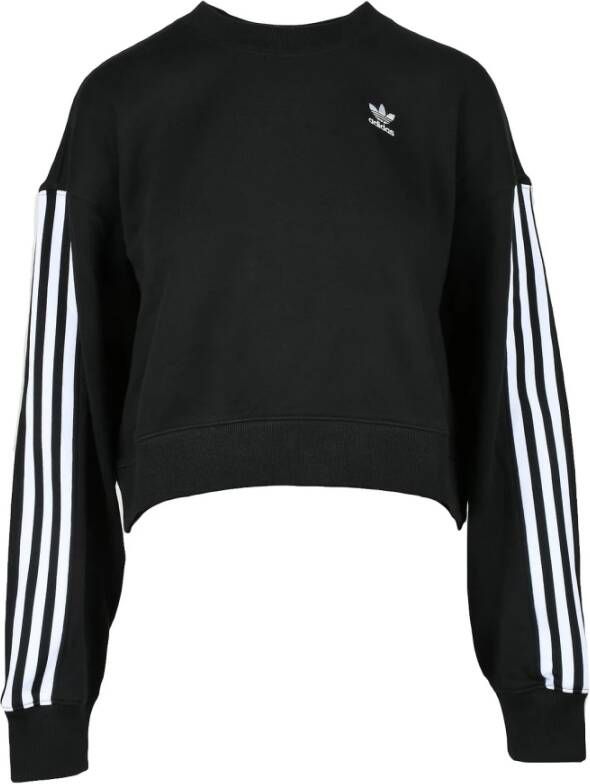Adidas Originals Comfortabele Zwarte Sweatshirt Zwart Dames