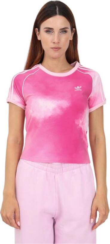 adidas Originals Dames Rose Sunset T-Shirt Roze Dames