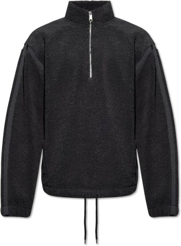Adidas Originals Fleece sweatshirt met logo Zwart Heren