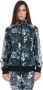 Adidas Originals Florale damesweatshirt met volledige rits en hoge kraag Meerkleurig Dames - Thumbnail 1