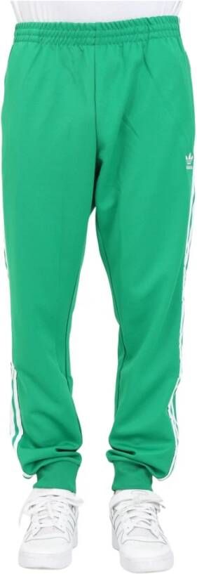 Adidas Originals Adicolor Superstar Jogging Broek Trainingsbroeken Kleding green white maat: L beschikbare maaten:S L XL XXL
