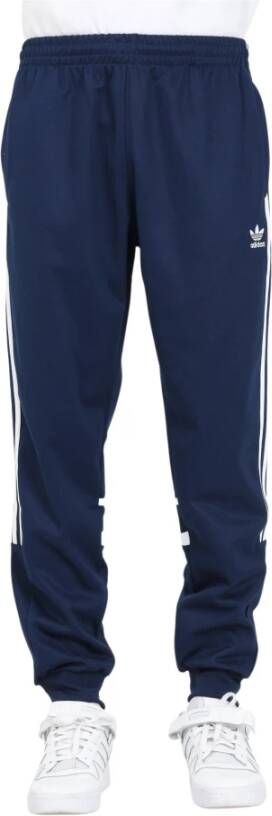 Adidas Originals Klassieke Cutline Blauwe Sweatpants voor Heren Blauw Heren