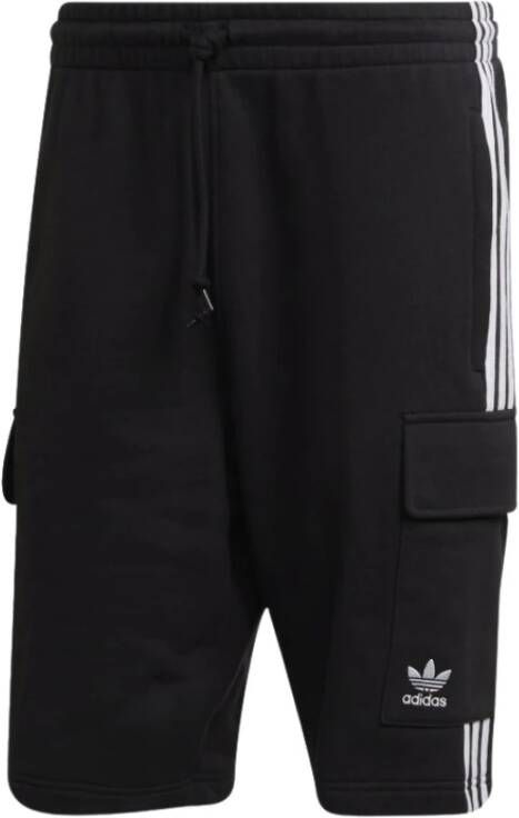 Adidas Originals Lange Cargo Shorts Zwart Heren
