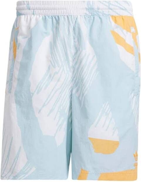 Adidas Originals Mannen; Shorts Adiplay Alllover Print Hc2133 Blauw Heren