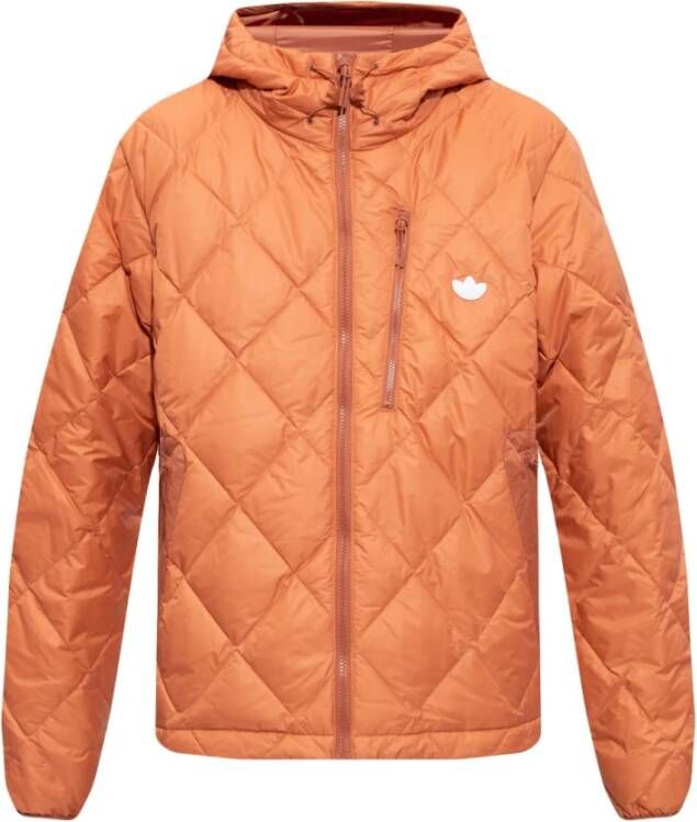 Adidas Originals Omlaag jasje met logo Oranje Heren