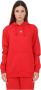 Adidas Originals Rode Hoodie Adicolor Essentials Fleece Rood Dames - Thumbnail 2