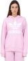 Adidas Originals Roze Dames Hoodie Casual Pasvorm Herfst Winter Stijl Pink Dames - Thumbnail 1
