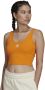 Adidas Originals Sleeveless Tops Oranje Dames - Thumbnail 4