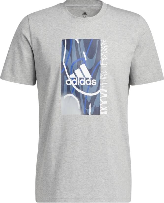Adidas Originals Sport Courts Graphic T-shirt Grijs Heren