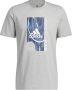 Adidas Originals Sport Courts Graphic T-shirt Grijs Heren - Thumbnail 2
