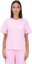Adidas Originals Sportieve Logo Print Dames T-shirt Pink Dames - Thumbnail 1