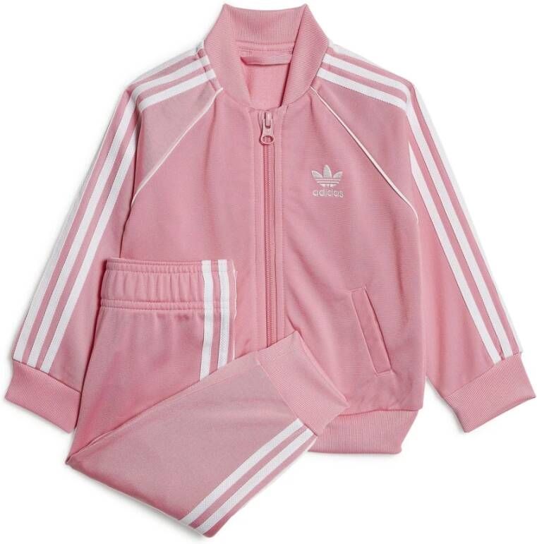 Adidas Originals ' SST Full Zip Tracksuit Infant Bliss Pink Bliss Pink