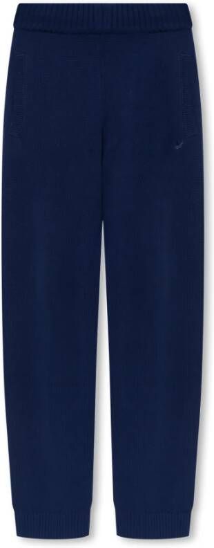 Adidas Originals Sweatpants met logo Blauw Dames