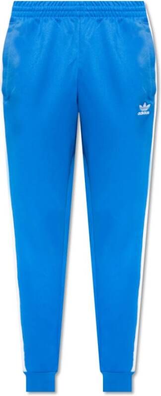 adidas Originals Sweatpants met logo Blauw Heren