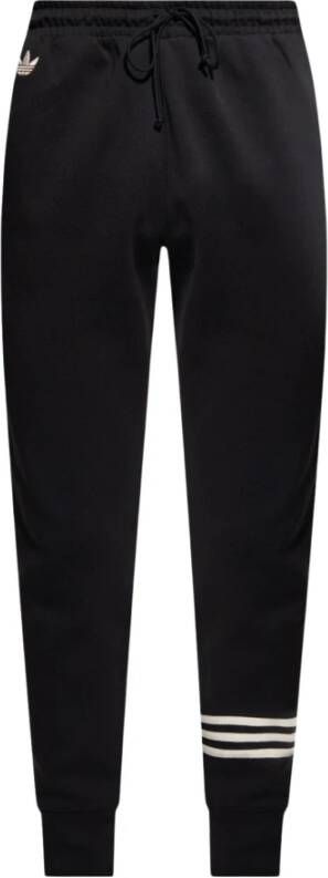 adidas Originals Sweatpants met logo Zwart Heren