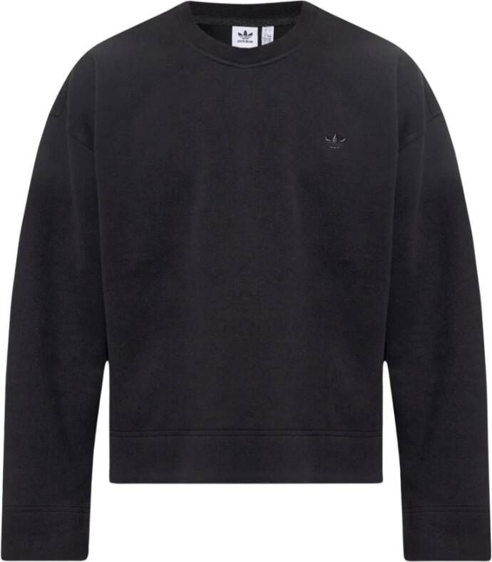 Adidas Originals Sweatshirt met logo Zwart Heren