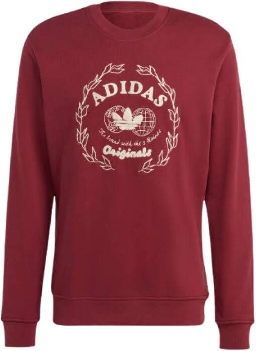 Adidas Originals Graphics Archive Sweatshirt Sweaters Kleding shadow red maat: M beschikbare maaten:S M L