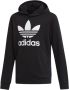 Adidas Originals unisex Adicolor hoodie zwart wit Sweater Logo 164 - Thumbnail 1