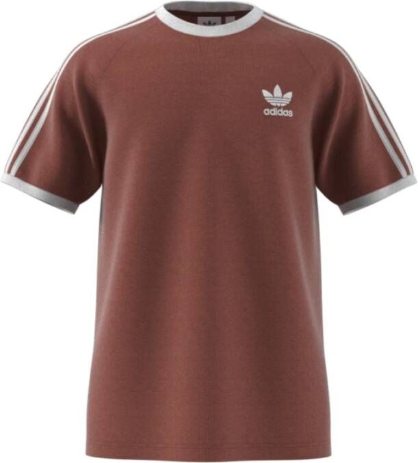 Adidas Originals T-shirt met logostitching model '3-STRIPES TEE'