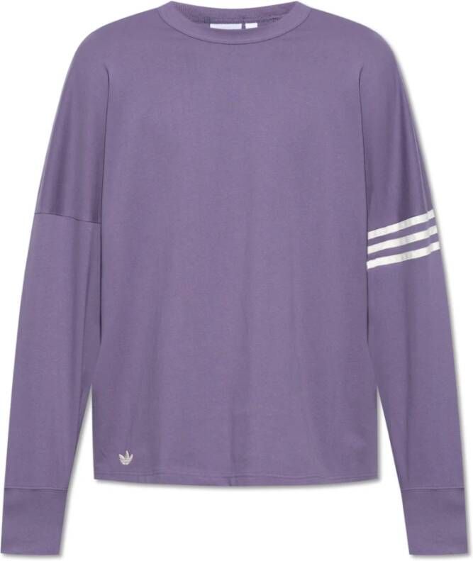 Adidas Originals T-shirt met lange mouwen Purple Heren