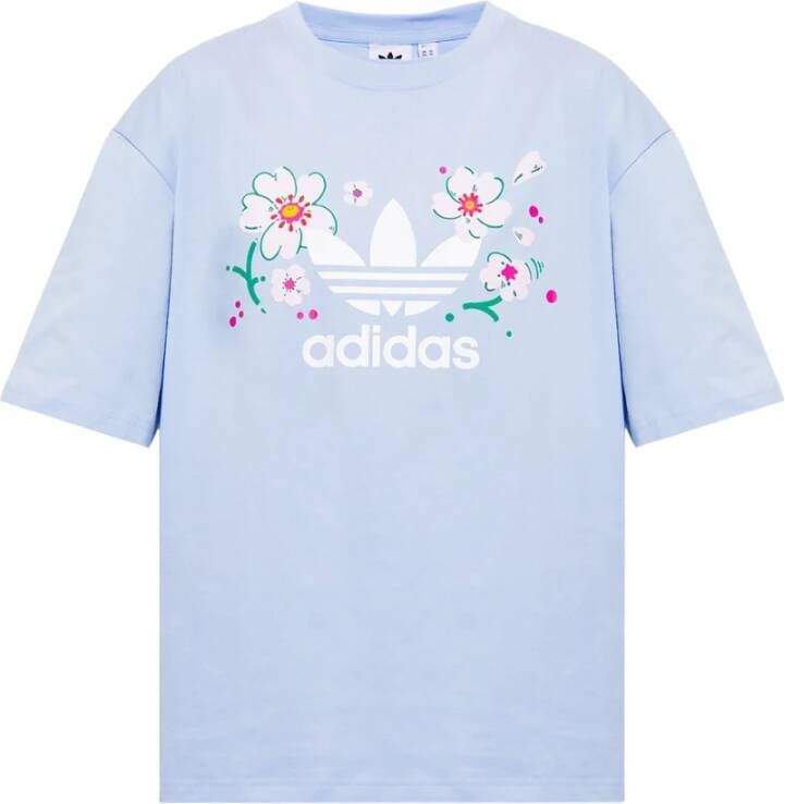 Adidas Originals Cherry Blossom T-shirt T-shirts Kleding lila maat: XS beschikbare maaten:XS