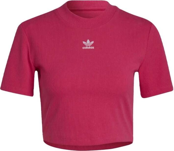 Adidas Originals T shirt ADICOLOR ESSENTIALS RIB CROPPED