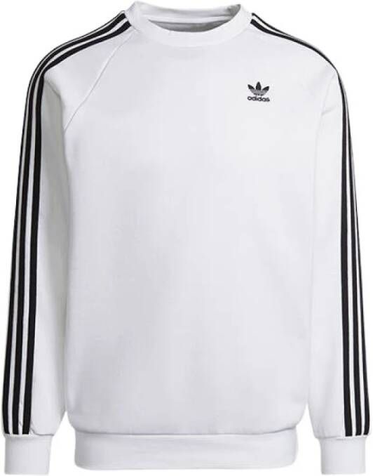 adidas Originals Trainingsshirt Adicolor Clics 3-Stripes Crew Sweatshirt Wit Heren