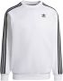 Adidas Originals Trainingsshirt Adicolor Clics 3-Stripes Crew Sweatshirt White Heren - Thumbnail 5