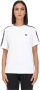 Adidas Originals Witte sportieve dames T-shirt met tijdloze strepen White Dames - Thumbnail 1