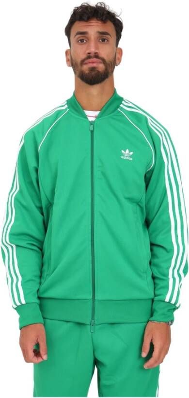 Adidas Originals Adicolor Superstar Trainingsjack Trainingsjassen Kleding green white maat: XXL beschikbare maaten:XL XXL